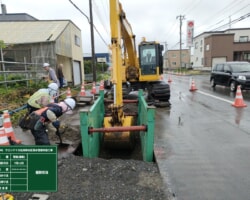 施工状況(1) 掘削/管渠工
