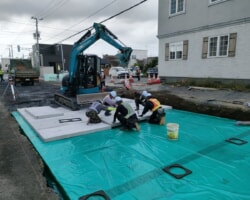 施工状況(7) コンクリート床版設置