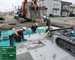 施工状況(8) コンクリート床版設置