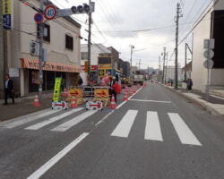 施工状況(7) 交通規制