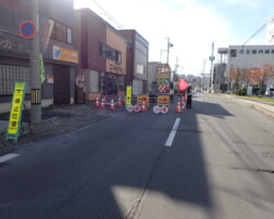 施工状況(8) 交通規制