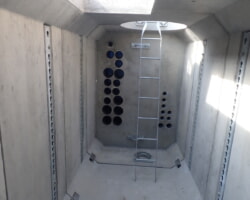 施工状況(11) 地上機器桝完了