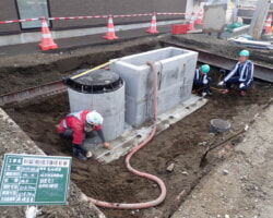 施工状況(12)
地上機器桝設置確認