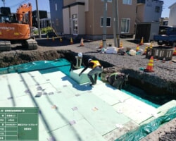 施工状況(4) EPSブロック設置状況