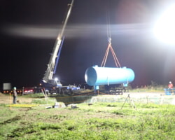 施工状況(4) 貯水槽設置