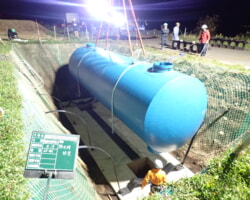 施工状況(5) 貯水槽設置