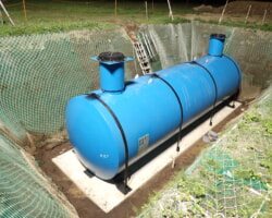 施工状況(6) 貯水槽設置