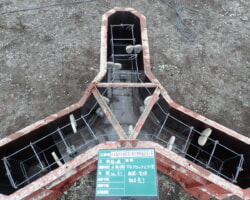 施工状況(1) 型枠鉄筋組立