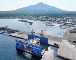 6.ケーソン製作(コンクリート打設)