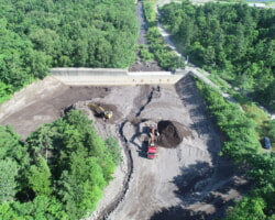 施工状況(2) 6号砂防堰堤
