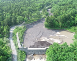 着工前(2) 6号砂防堰堤