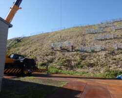 施工状況(9) なだれ予防柵設置状況