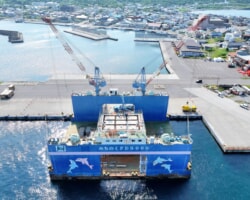 9.ケーソン製作(コンクリート打設4)