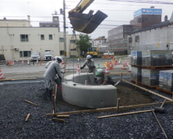 施工状況(6) サークルベント設置