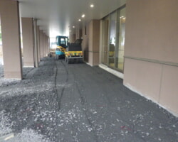 施工状況(7) ロードヒーティング下層路盤