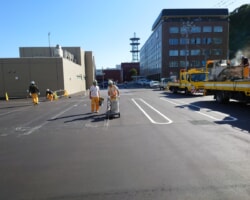 施工状況(15) 区画線