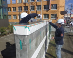 施工状況(32) 防水