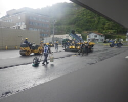 施工状況(28) 駐車場舗装