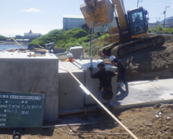 施工状況(3) カルバート据付