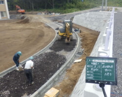 施工状況(6) 路盤工